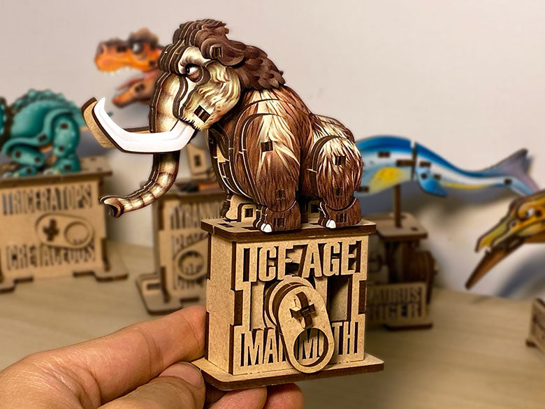 Puzzle 3D de Mamut Lanudo