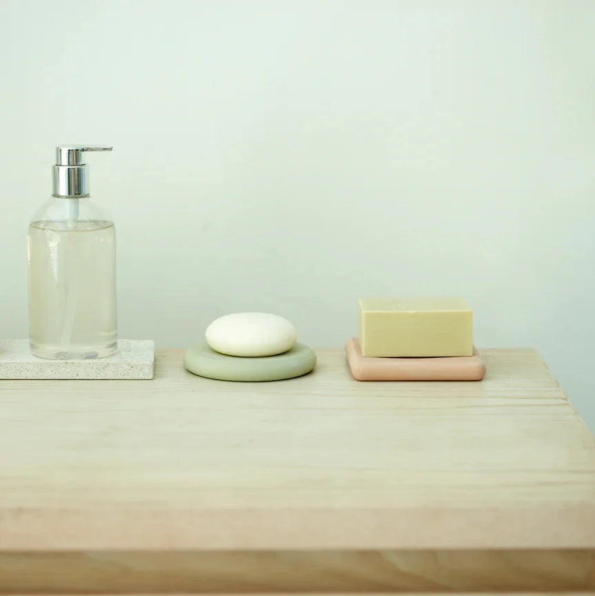 Jabonera Cuadrada de Tierra Diatomea - Cuadrada