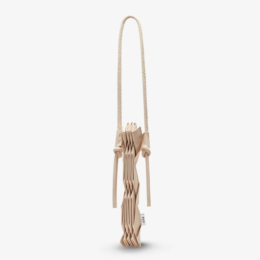 W-Knot Bag (Beige) - amae x Zainab collab
