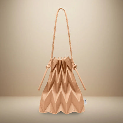 W-Knot Bag (Beige) - amae x Becky collab