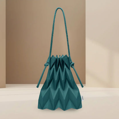 W-Knot Bag (Aqua blue) - amae x ⁠Elizabeth collab
