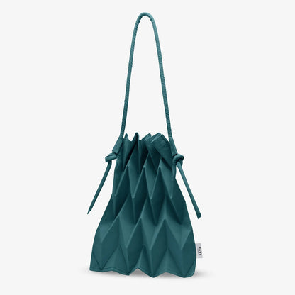 W-Knot Bag (Aqua blue) - amae x ⁠Elizabeth collab