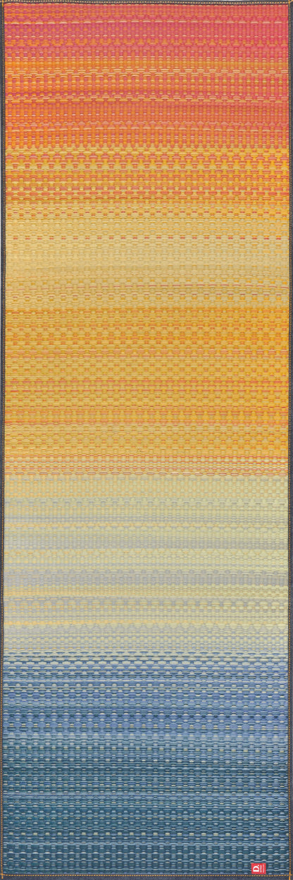 Alfombra de Yoga Tatami Japonesa - Alegría (Roja)