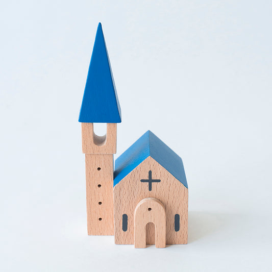 Wooden Building Block - Church