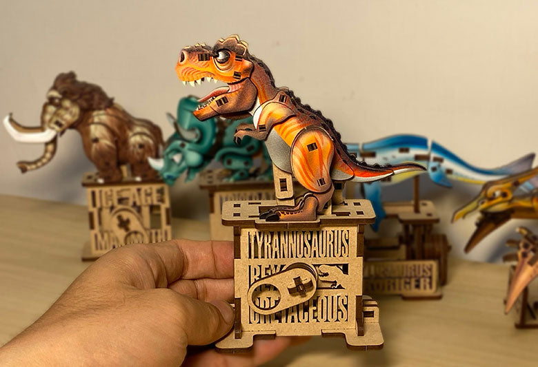 Puzzle 3D de T. Rex
