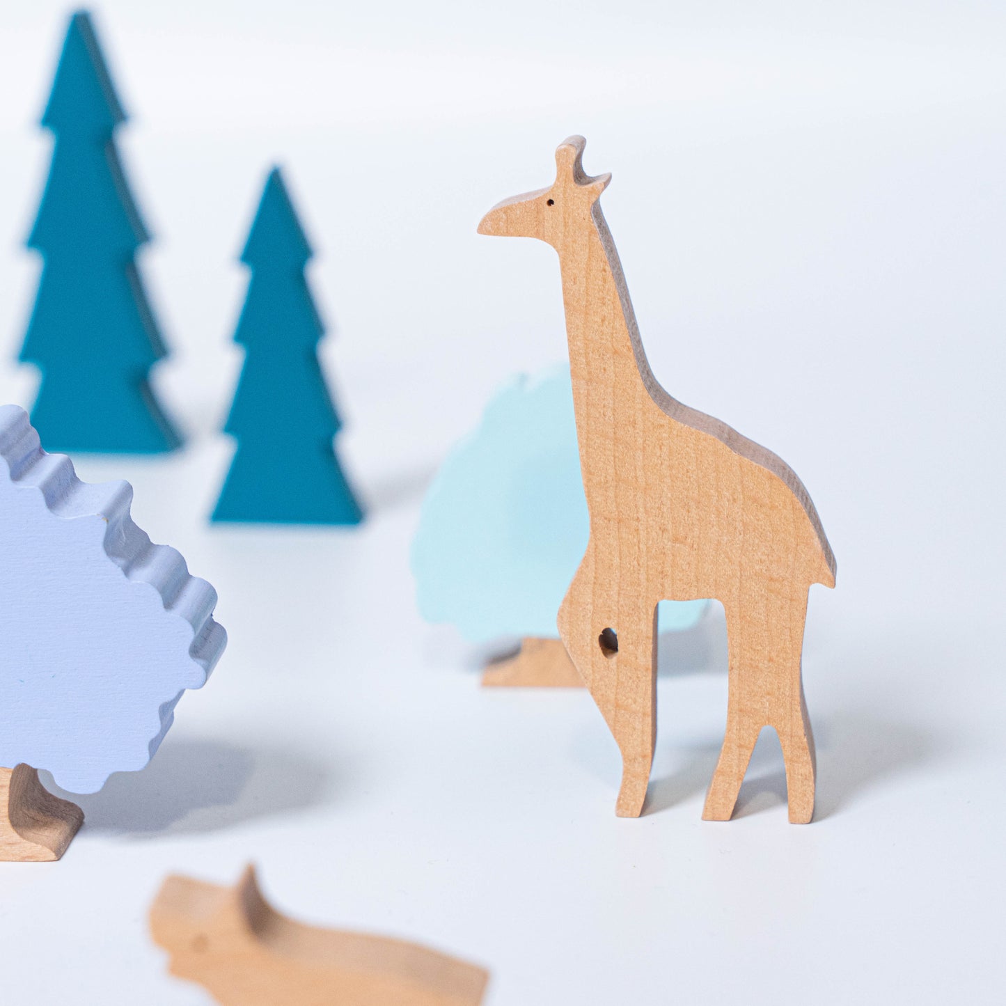 Landscape Wooden Blocks - Animal Forest