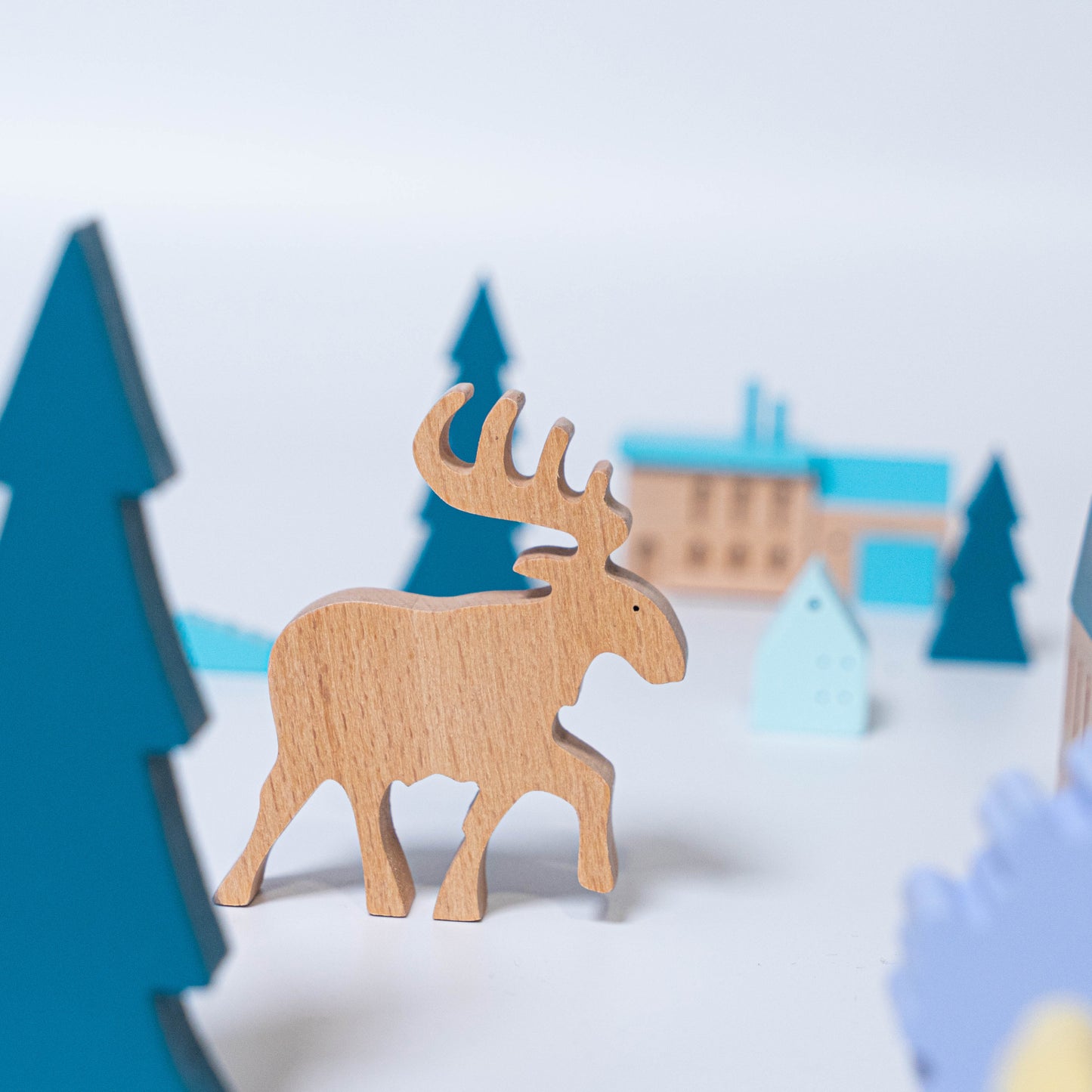 Landscape Wooden Blocks - Animal Forest