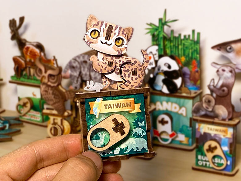 Leopard Cat 3D Puzzle