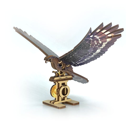 Puzzle 3D de Águila Serpiente Crestada