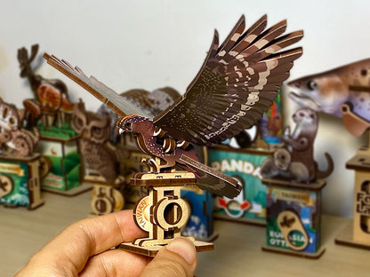 Crested Serpent Eagle 3D Puzzle