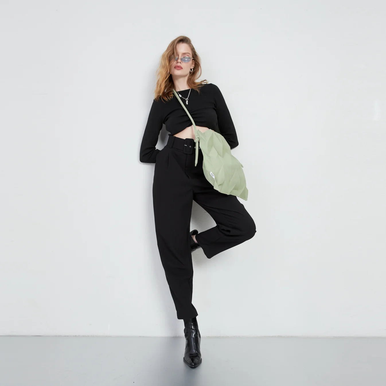 W-Knot Bag (Mint) - amae x ⁠Elizabeth collab