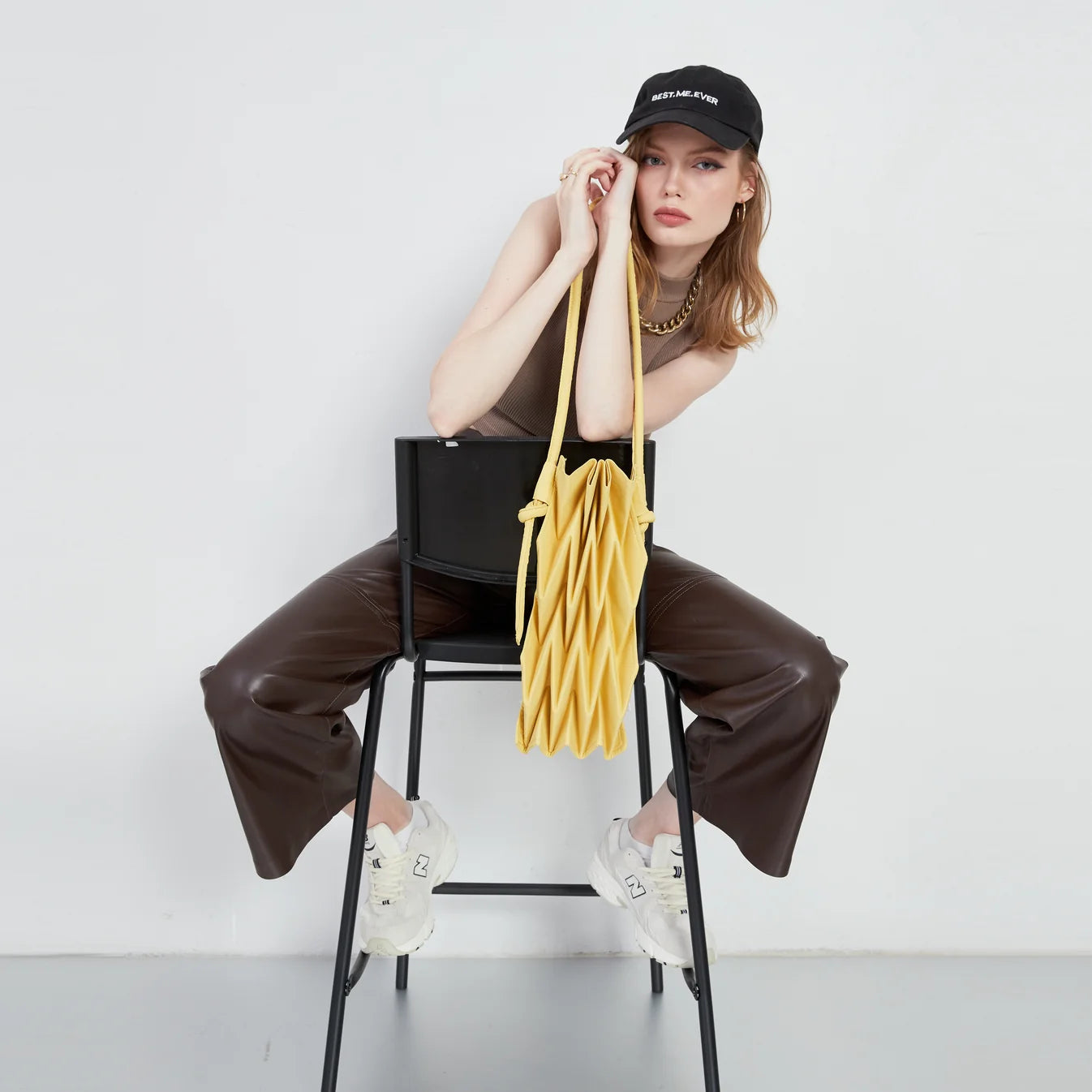 W-Knot Bag (Mustard) - amae x ⁠⁠LisaVenema collab