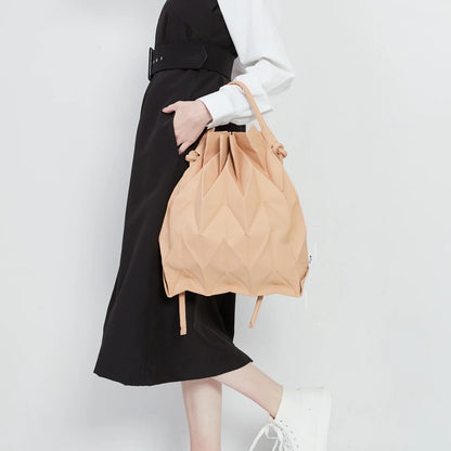 W-Knot Bag (Khaki) - amae x ⁠Elizabeth collab