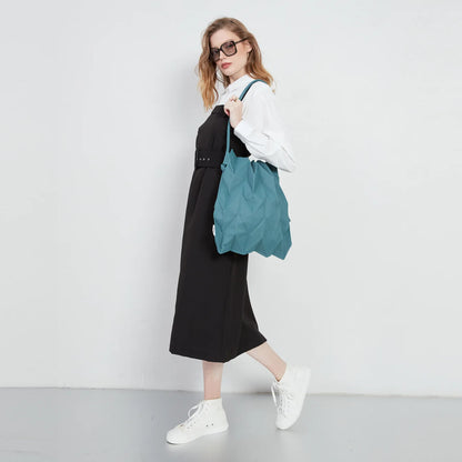 W-Knot Bag (Aqua blue) - amae x ⁠Elizabeth collab