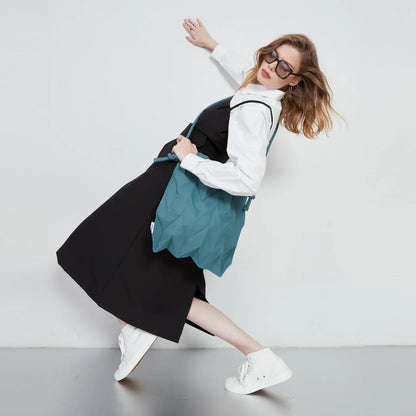 W-Knot Bag (Aqua blue) - amae x ⁠Elizabeth collab