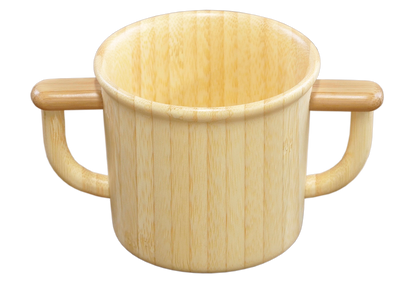 Rubberwood Two-Handed Mug