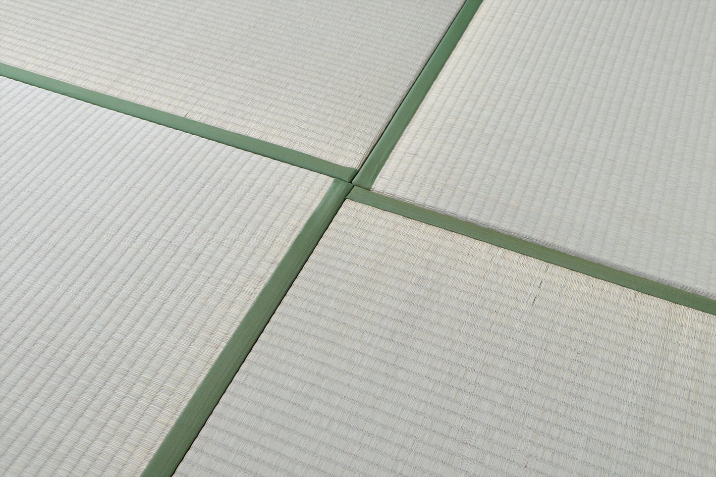 Vegan and sustainable traditional Japanese Rakuza Light tatami made from natural igusa rush grass, styled as eco-friendly flooring in a minimalist home.