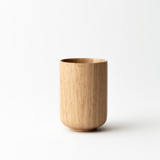 Rubberwood Round Cup