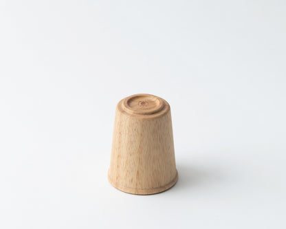 Copa Angular de Madera de Caucho