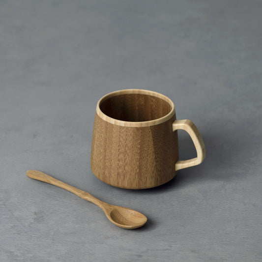 Bamboo Flan Mug & Spoon