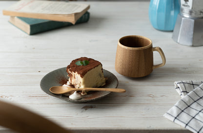 Taza y cuchara de bambu Flan