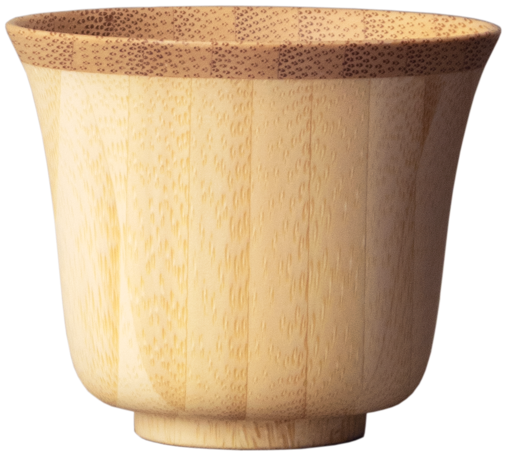 Vaso de bambú para sake SUZU (par)