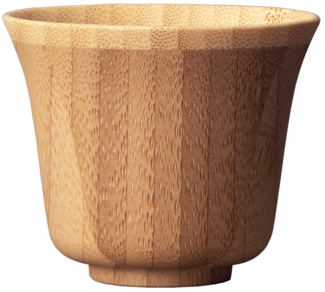 Vaso de bambú para sake SUZU (par)
