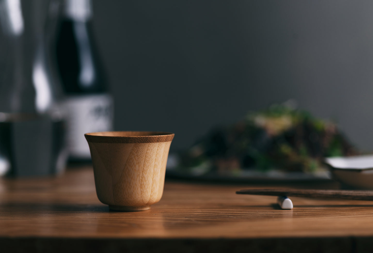 Vaso de bambú para sake SUZU (par)