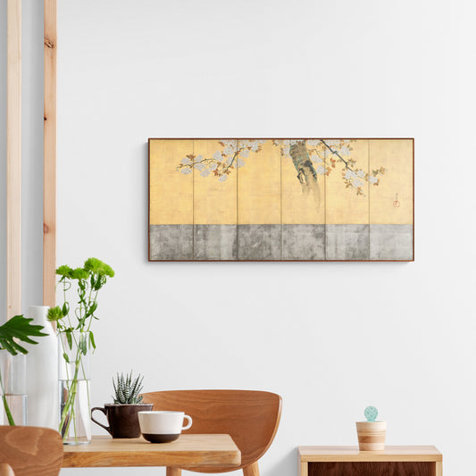 Rinpa Painting - "Cherry Blossom" by Sakai Hōitsu