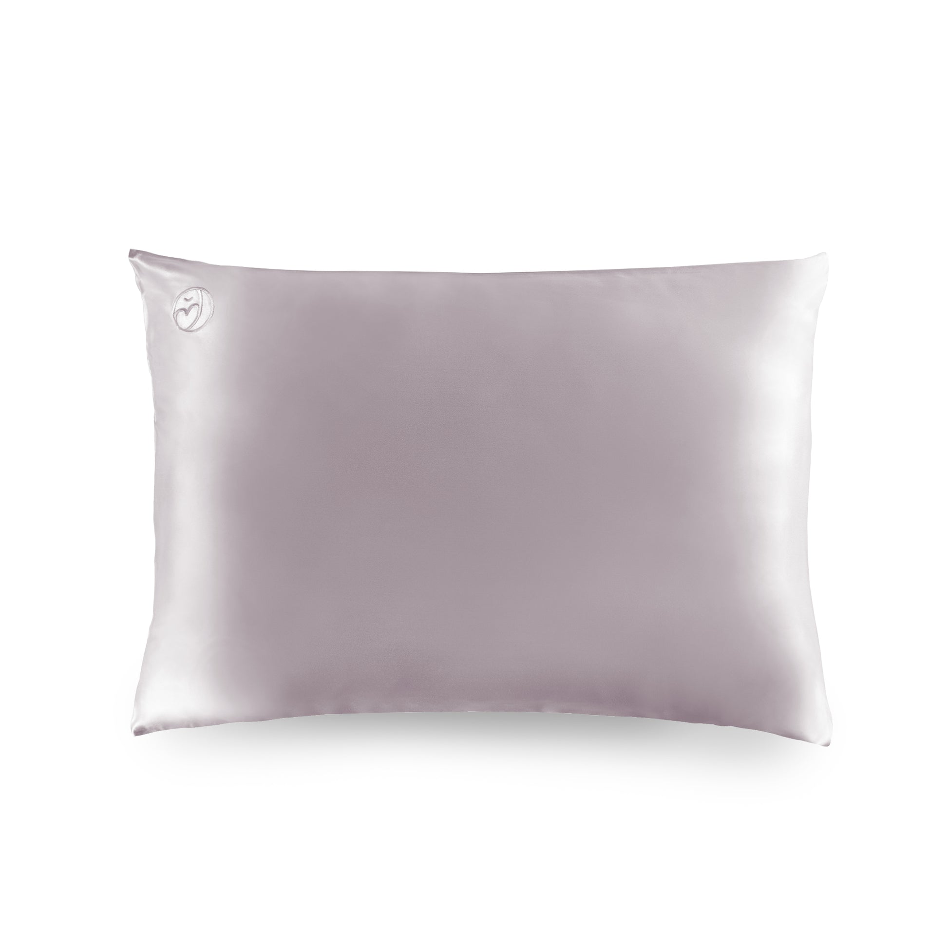 Lilac silk pillowcase made from premium 6A silk, vegan and sustainable, breathable and gentle on hair and skin.