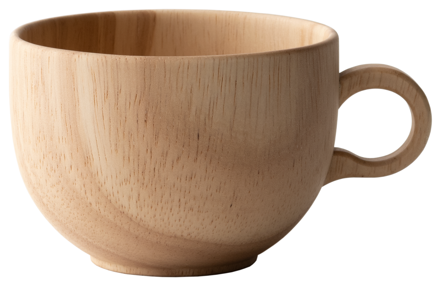 Taza de Té de Madera de Caucho