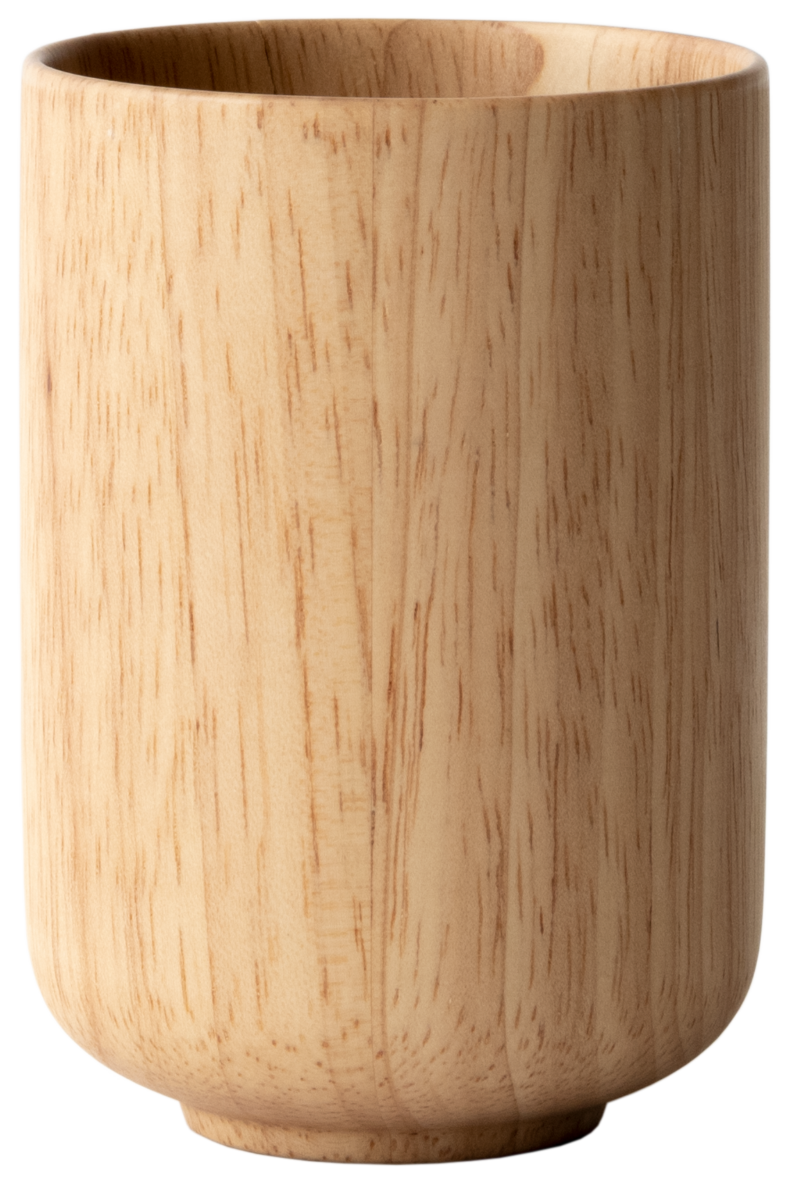 Rubberwood Round Cup